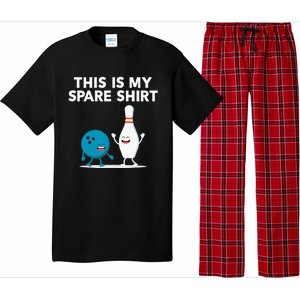 Funny Bowling Tee Spare Pajama Set