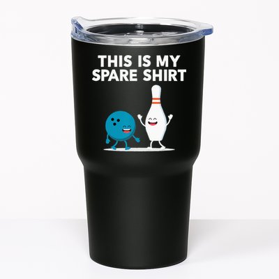 Funny Bowling Tee Spare Tumbler