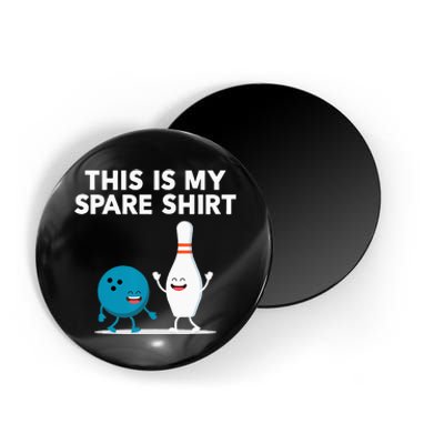 Funny Bowling Tee Spare Magnet