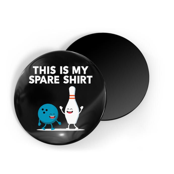 Funny Bowling Tee Spare Magnet