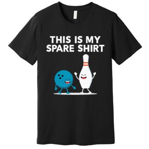 Funny Bowling Tee Spare Premium T-Shirt