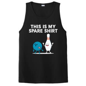 Funny Bowling Tee Spare PosiCharge Competitor Tank