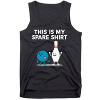 Funny Bowling Tee Spare Tank Top