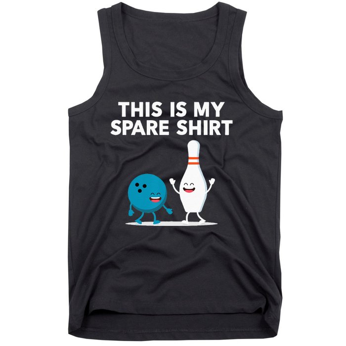 Funny Bowling Tee Spare Tank Top