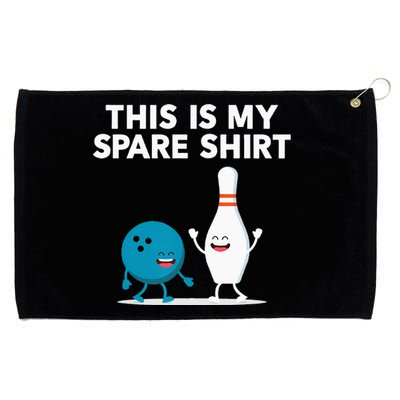 Funny Bowling Tee Spare Grommeted Golf Towel