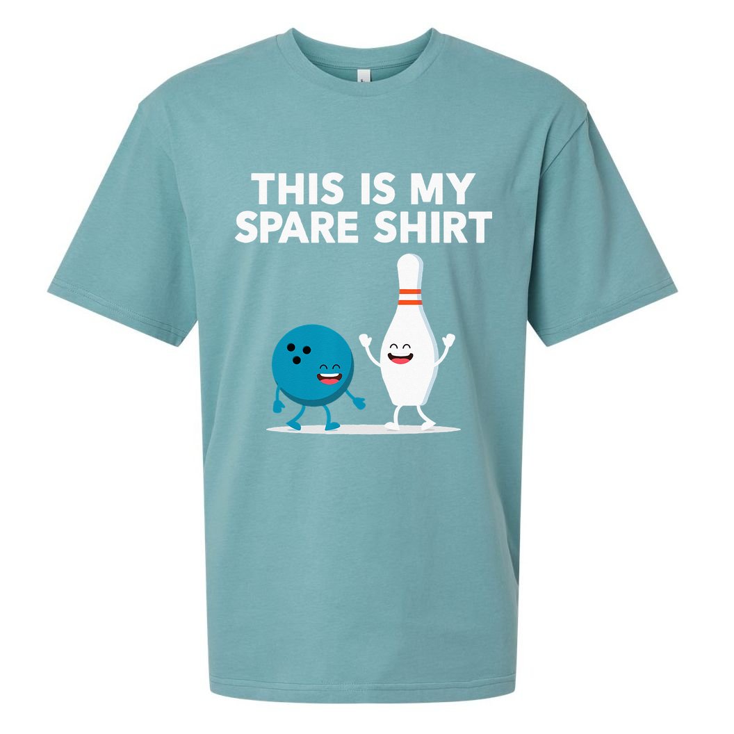 Funny Bowling Tee Spare Sueded Cloud Jersey T-Shirt