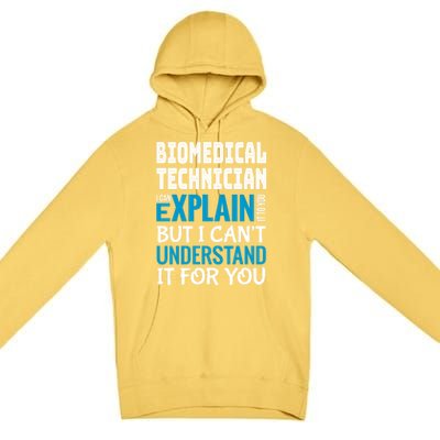 Funny Biomedical Technician Gift Appreciation Cute Gift Premium Pullover Hoodie