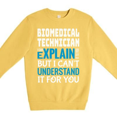 Funny Biomedical Technician Gift Appreciation Cute Gift Premium Crewneck Sweatshirt