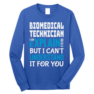 Funny Biomedical Technician Gift Appreciation Cute Gift Long Sleeve Shirt