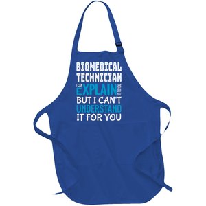 Funny Biomedical Technician Gift Appreciation Cute Gift Full-Length Apron With Pockets