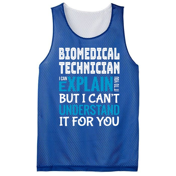 Funny Biomedical Technician Gift Appreciation Cute Gift Mesh Reversible Basketball Jersey Tank