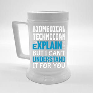 Funny Biomedical Technician Gift Appreciation Cute Gift Beer Stein