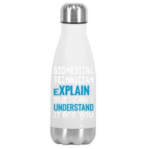 Funny Biomedical Technician Gift Appreciation Cute Gift Stainless Steel Insulated Water Bottle