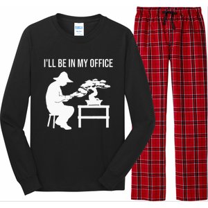 Funny Bonsai Tree Design For  Japanese Gardening Long Sleeve Pajama Set