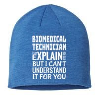 Funny Biomedical Technician Gift Appreciation Gift Sustainable Beanie