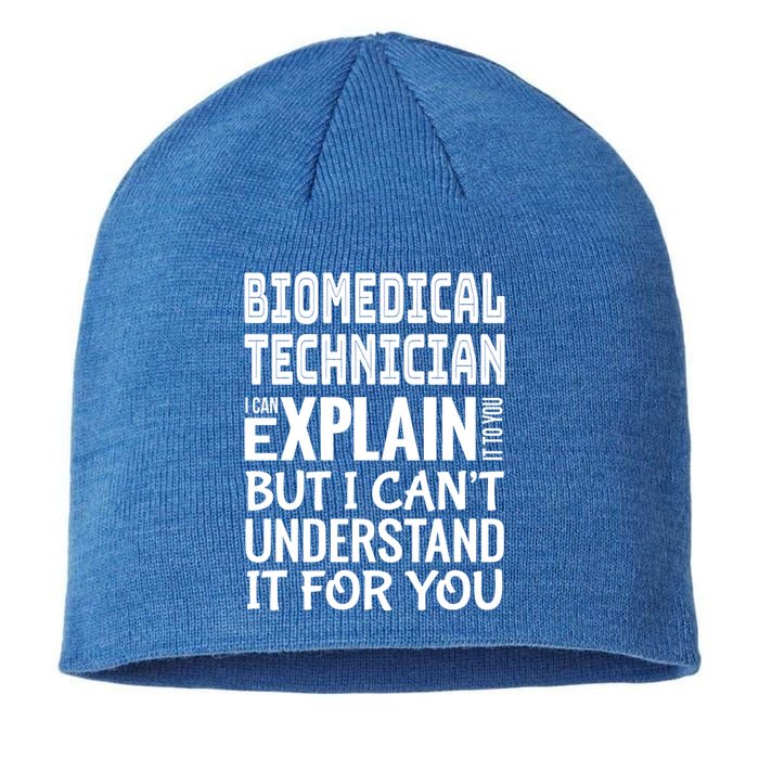 Funny Biomedical Technician Gift Appreciation Gift Sustainable Beanie