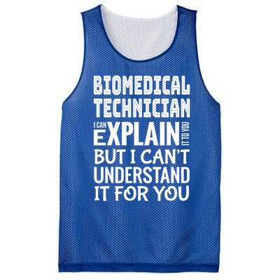 Funny Biomedical Technician Gift Appreciation Gift Mesh Reversible Basketball Jersey Tank