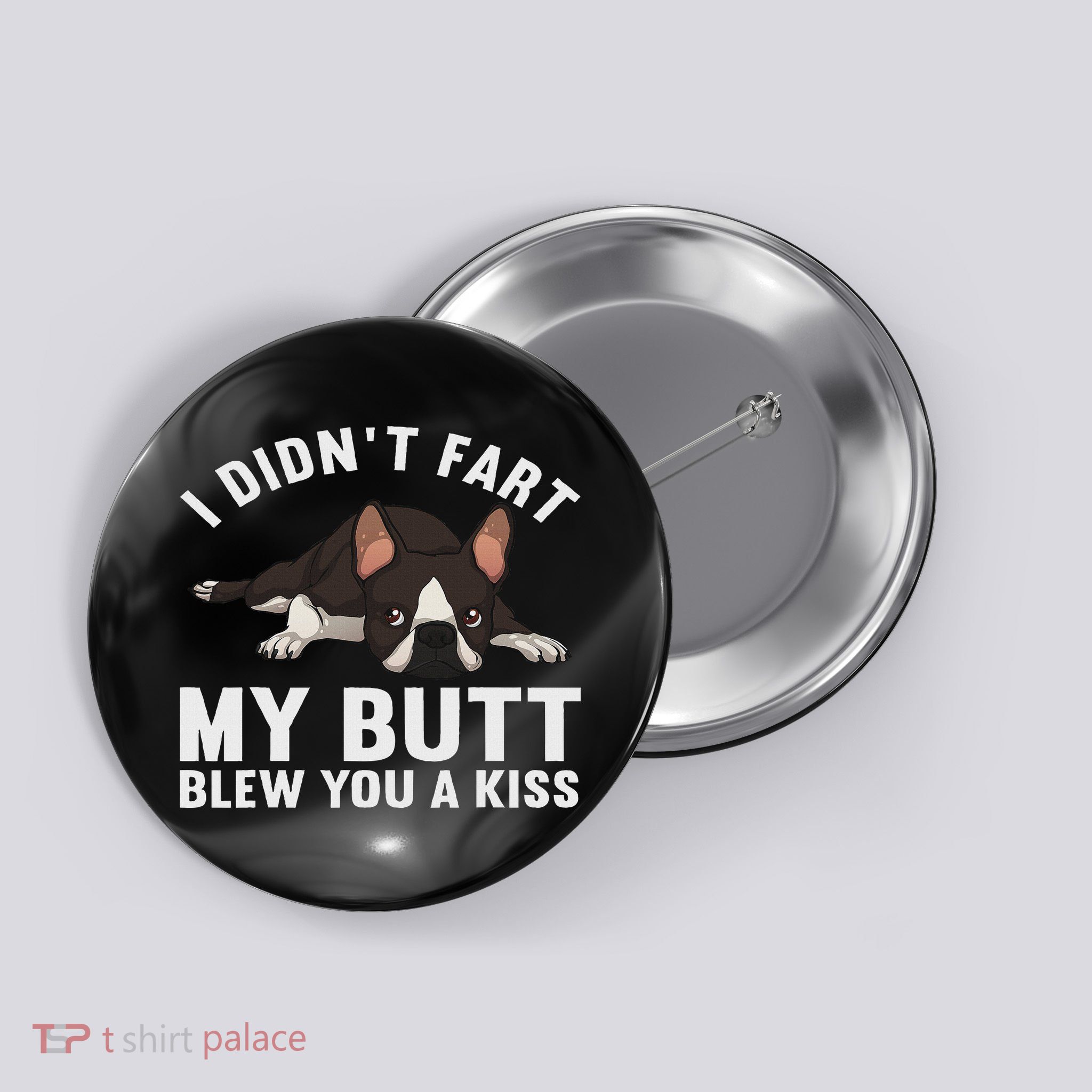 Funny Boston Terrier Art For Women Boston Terrier Lovers Button