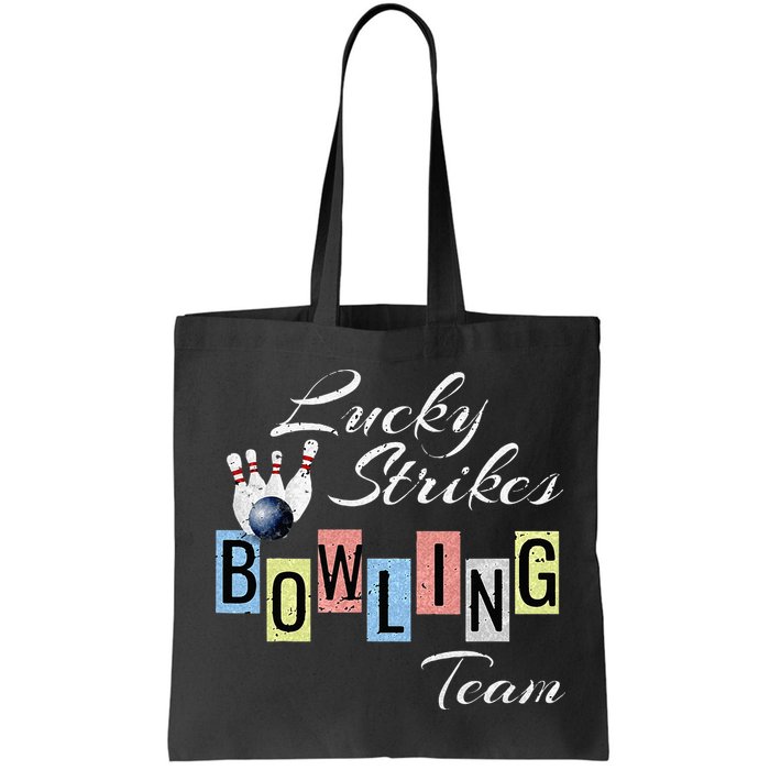 Funny Bowling Team Lucky Strikes Fun Bowler League Bag