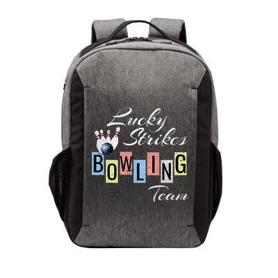 Funny Bowling Team Lucky Strikes Fun Bowler League Vector Backpack