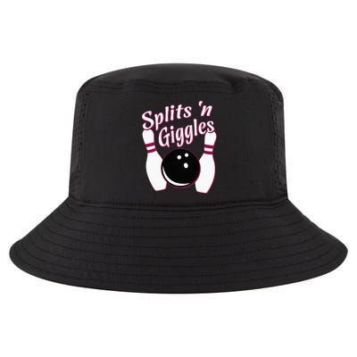 Funny Bowling Team Splits N Giggles Cool Comfort Performance Bucket Hat