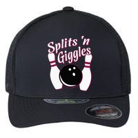 Funny Bowling Team Splits N Giggles Flexfit Unipanel Trucker Cap