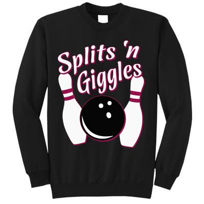Funny Bowling Team Splits N Giggles Sweatshirt