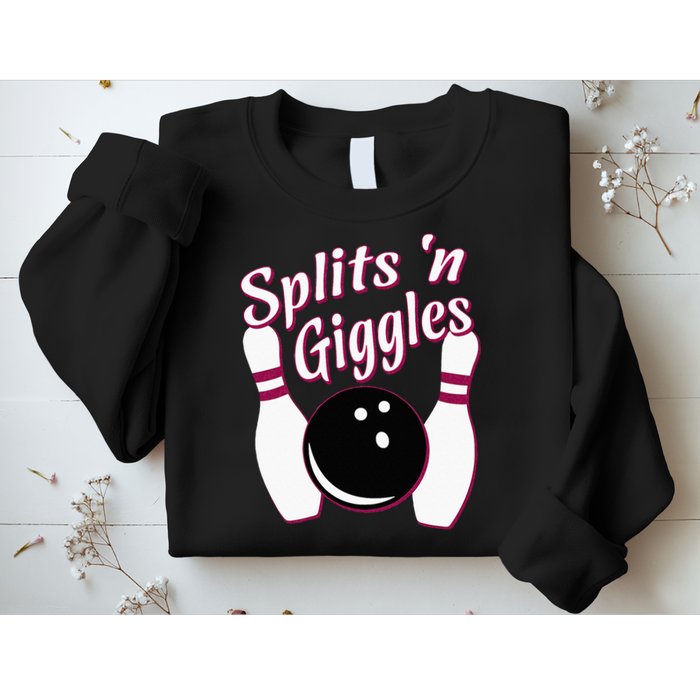 Funny Bowling Team Splits N Giggles Sweatshirt