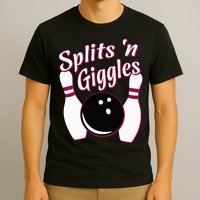 Funny Bowling Team Splits N Giggles T-Shirt