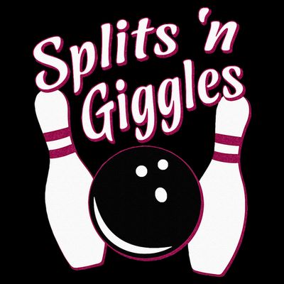 Funny Bowling Team Splits N Giggles T-Shirt