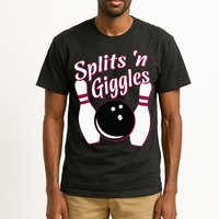 Funny Bowling Team Splits N Giggles Tall T-Shirt