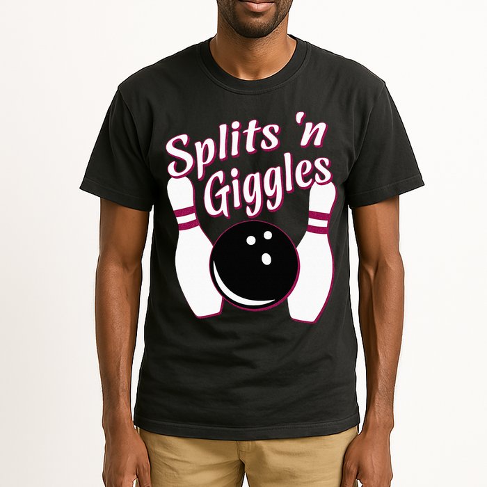 Funny Bowling Team Splits N Giggles Tall T-Shirt