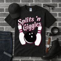 Funny Bowling Team Splits N Giggles Tall T-Shirt