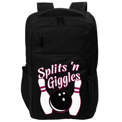 Funny Bowling Team Splits N Giggles Impact Tech Backpack