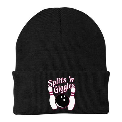 Funny Bowling Team Splits N Giggles Beanie