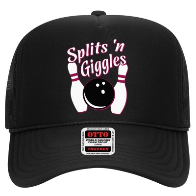 Funny Bowling Team Splits N Giggles Trucker Hat