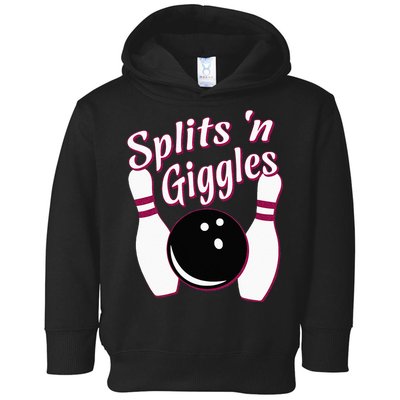 Funny Bowling Team Splits N Giggles Toddler Hoodie