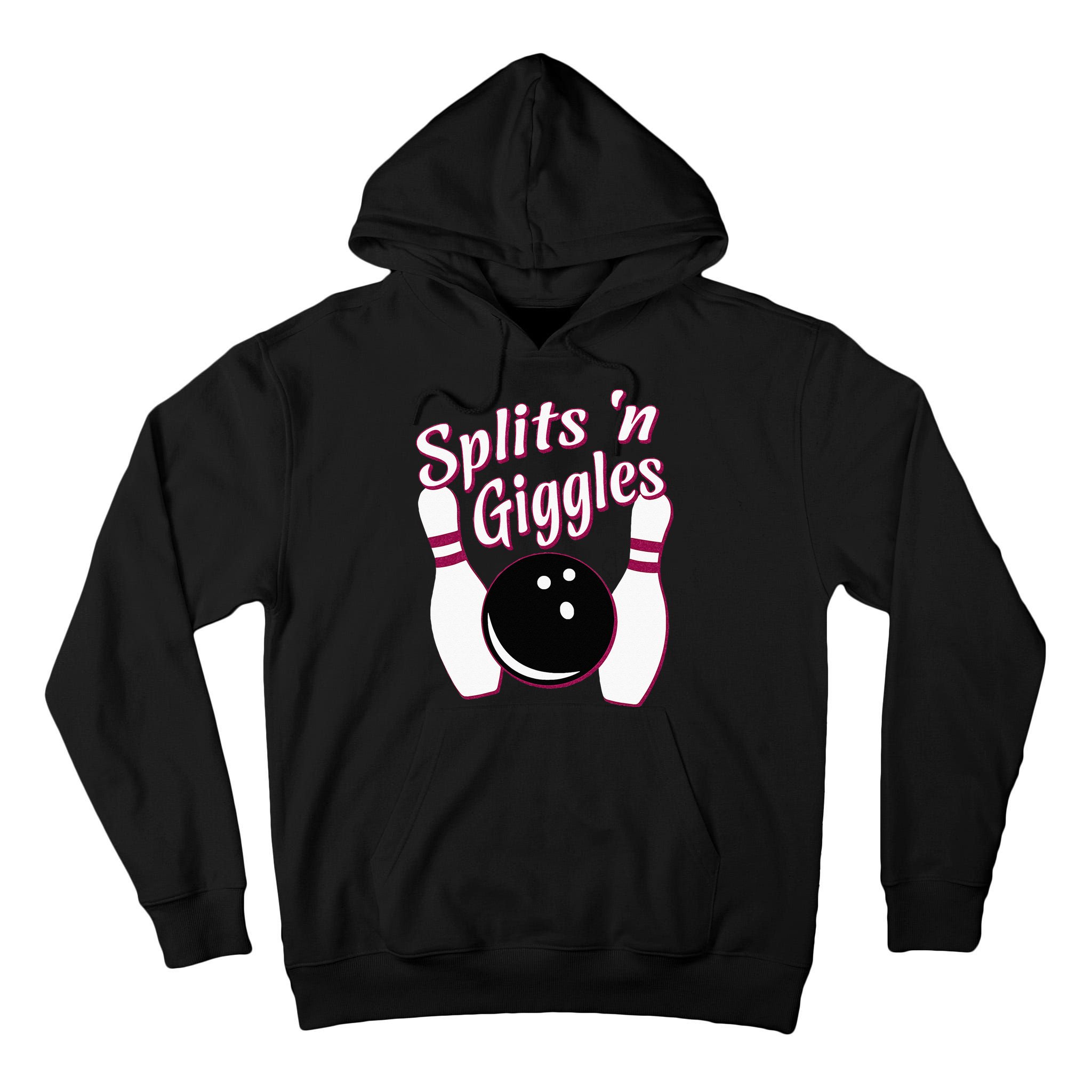 Funny Bowling Team Splits N Giggles Tall Hoodie