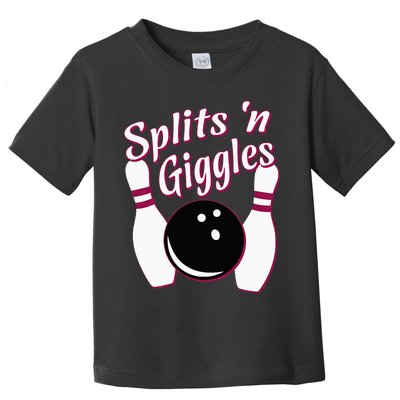 Funny Bowling Team Splits N Giggles Toddler T-Shirt