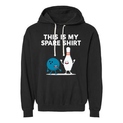 Funny Bowling Tee For Men Women & Spare Garment-Dyed Fleece Hoodie