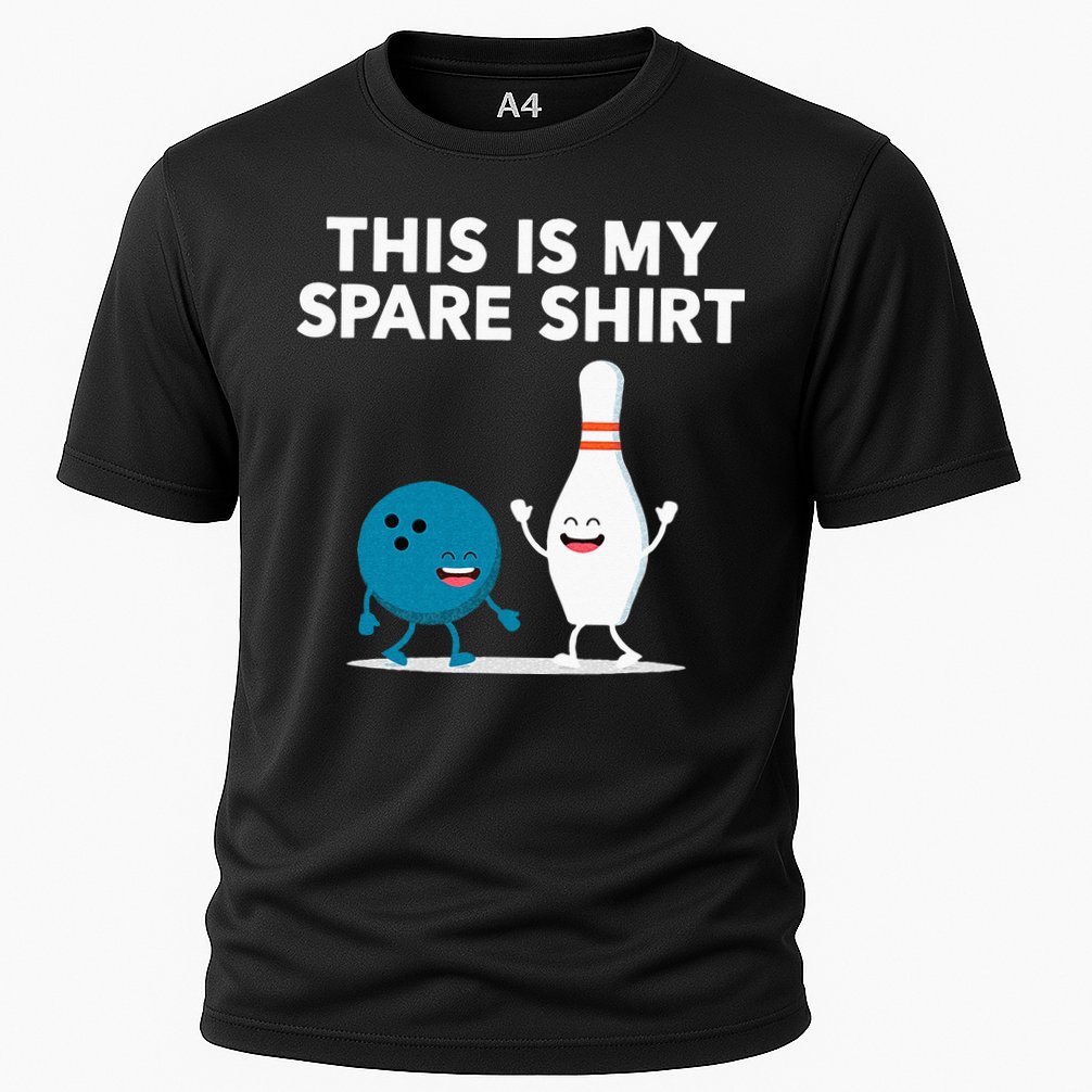 Funny Bowling Tee For Men Women & Spare Cooling Performance Crew T-Shirt