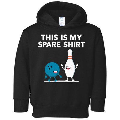 Funny Bowling Tee For Men Women & Spare Toddler Hoodie