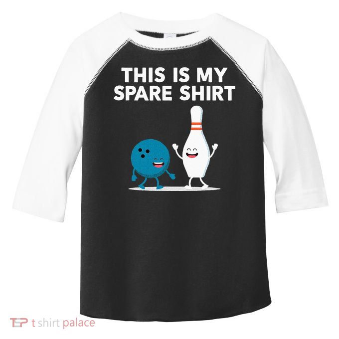 Funny Bowling Tee For Men Women & Spare Toddler Fine Jersey T-Shirt