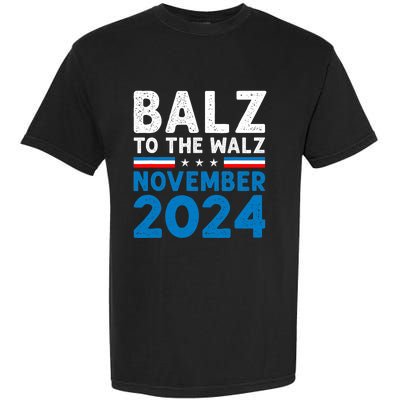 Funny Balz To The Walz Kamala Harris Tim Walz 2024 Garment-Dyed Heavyweight T-Shirt