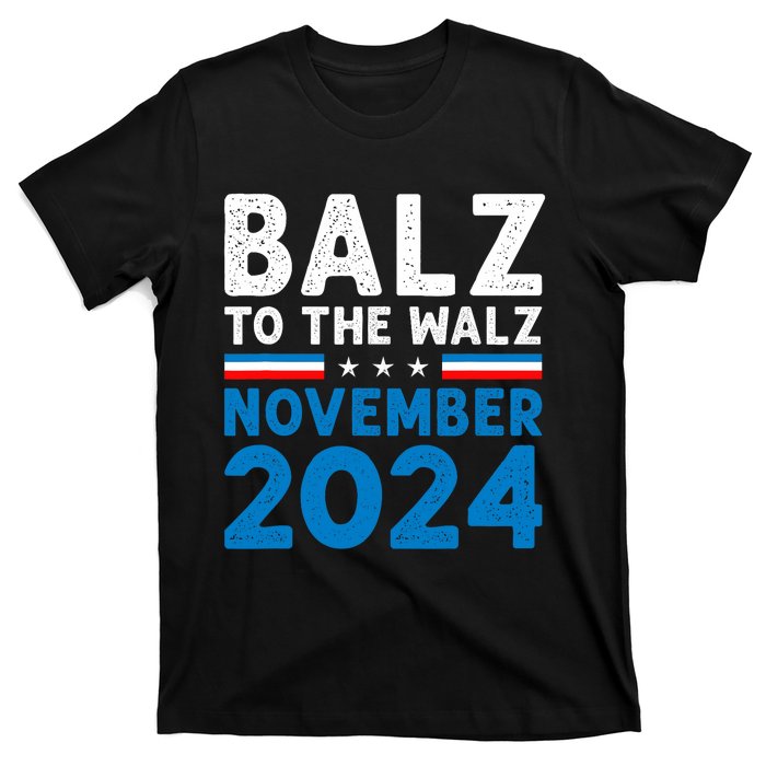 Funny Balz To The Walz Kamala Harris Tim Walz 2024 T-Shirt