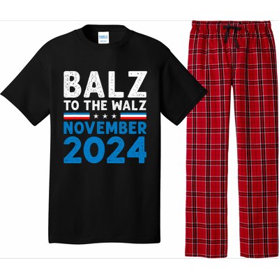 Funny Balz To The Walz Kamala Harris Tim Walz 2024 Pajama Set