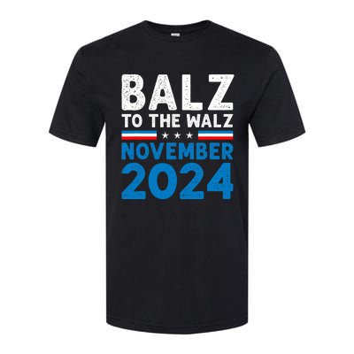 Funny Balz To The Walz Kamala Harris Tim Walz 2024 Softstyle CVC T-Shirt