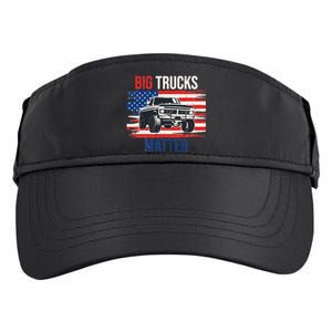 Funny Big Trucks Matter Love Lifted Truck American Flag Adult Drive Performance Visor