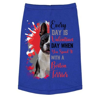 Funny Boston Terrier Mom Happy Valentines Day Party Heart Gift Doggie Tank