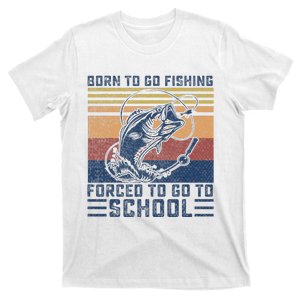 Funny Born To Go Fishing Bass Fish Fisherman T-Shirt